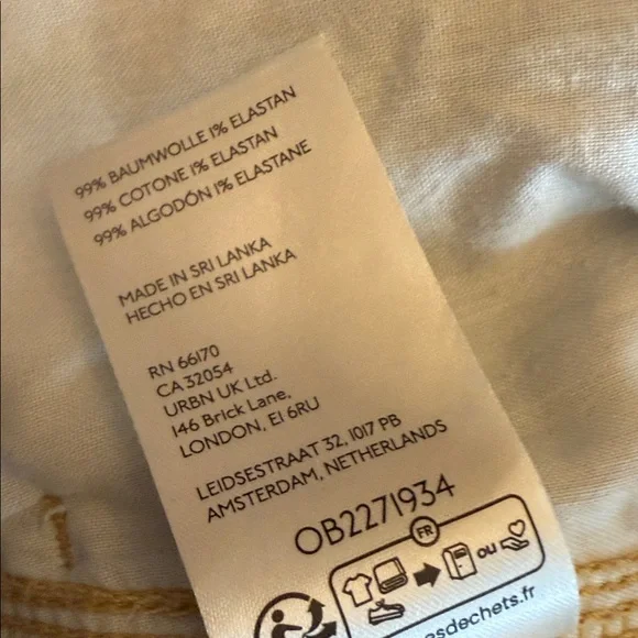 Anthropologie Pilcro High-Rise Carpenter Jeans Wide Leg Nautical Sea Boats Sz 29 - Picture 7 of 7